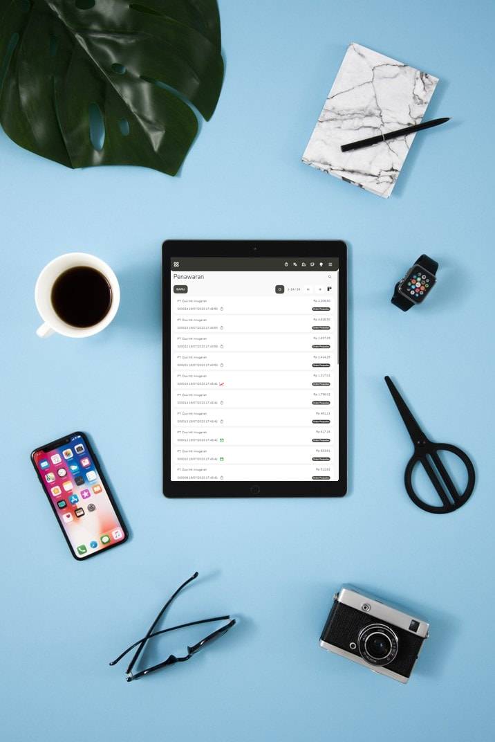Weevy dapat diakses dari tablet Android maupun iOS. Resolusi akan mengikuti layar tablet yang digunakan